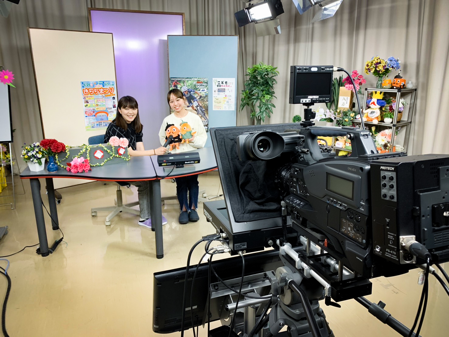 地域密着！アナウンサー体験
