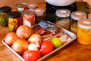 ［柑橘香る］佐田岬産魚介たっぷりスパイスカレーづくり